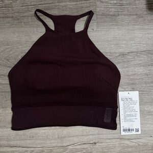 BNWT Lululemon Nulu High Neck Mesh Hem Tank